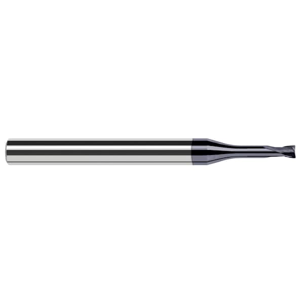 End Mill for Hardened Steels-Corner Radius .093" (3/32)Cutter DIAx.015" (1/64)Radius x.074" L of Cut